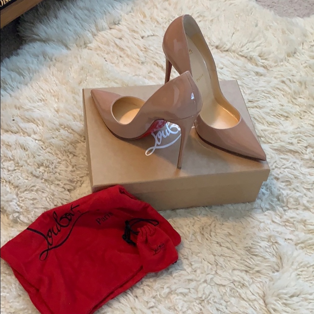 Christian Louboutin So Kate Nude Patent
